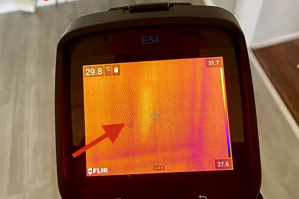 thermal imaging machine used in pest inspections